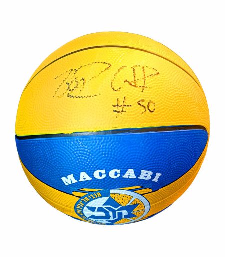 Bonzie Colson II Signed Yellow&Blue Basketball