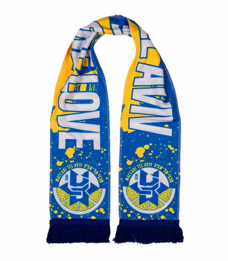 צעיף פליז דגם 'ONE LOVE'