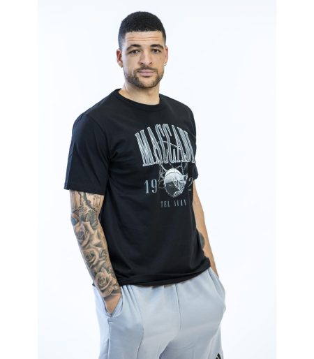 טי שירט סל ברזל שחורה בוגרים