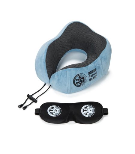 סט לטיסה - כרית לצוואר וכיסוי עיניים