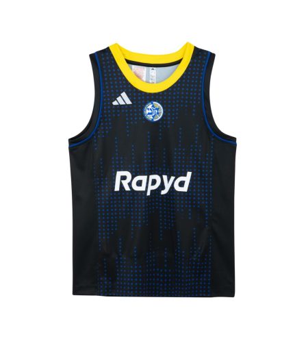 גופיה שחורה לילדים אדידס של מכבי ADIDAS Official Replica Black Jersey