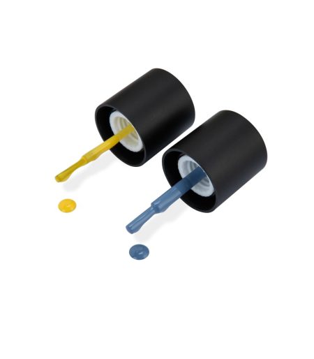 מארז לק בצבעים צהוב וכחול